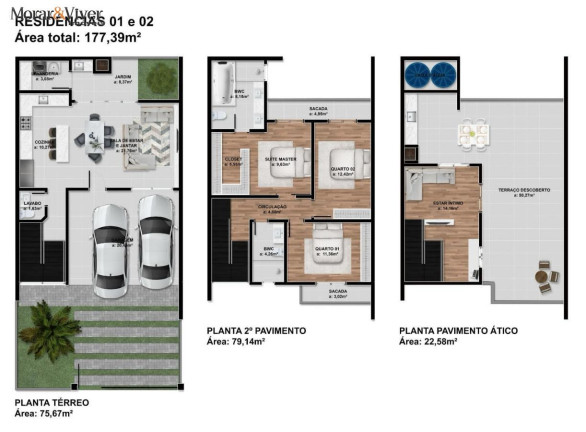 Imagem Casa com 3 Quartos à Venda, 144 m² em Cruzeiro - São José Dos Pinhais Imagem Casa com 3 Quartos à Venda, 144 m² em Cruzeiro - São José Dos Pinhais