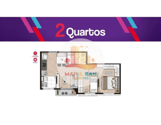 Imagem Apartamento com 2 Quartos à Venda, 39 m² em Vila Mascote - São Paulo