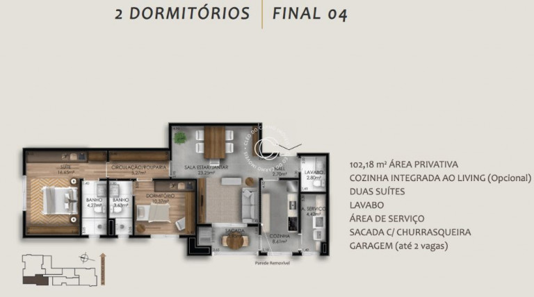 Imagem Apartamento com 2 Quartos à Venda, 10.366 m² em Centro - Santa Maria Imagem Apartamento com 2 Quartos à Venda, 10.366 m² em Centro - Santa Maria
