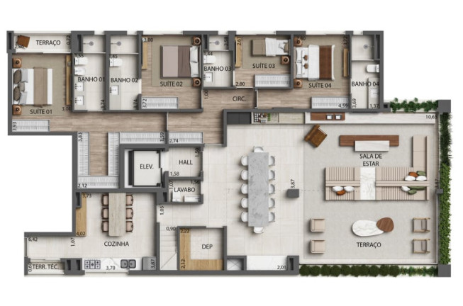 Imagem Cobertura com 3 Quartos à Venda, 392 m² em Moema - São Paulo