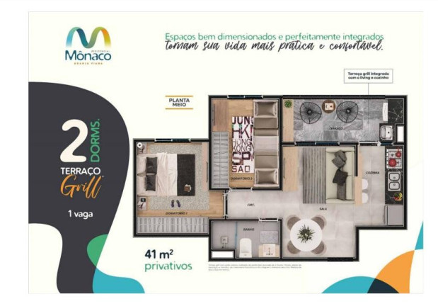 Imagem Apartamento à Venda, em Monaco - Programa Casa Verde Amarela - Cotia Imagem Apartamento à Venda, em Monaco - Programa Casa Verde Amarela - Cotia