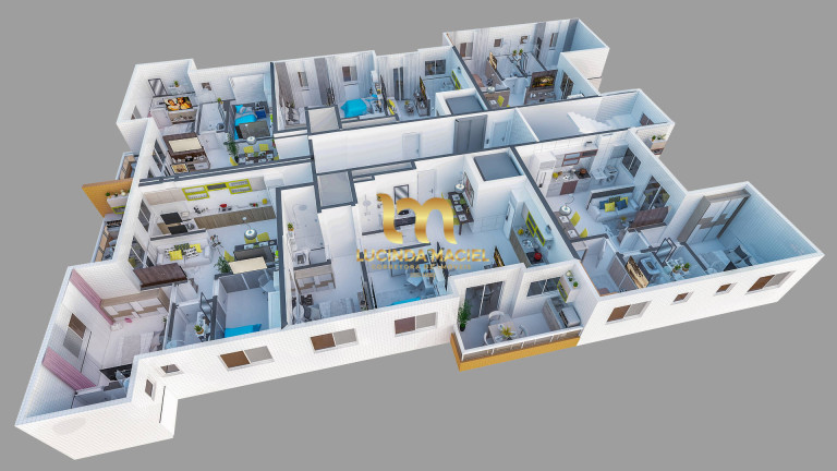 Imagem Apartamento com 2 Quartos à Venda, 87 m² em Guilhermina - Praia Grande
