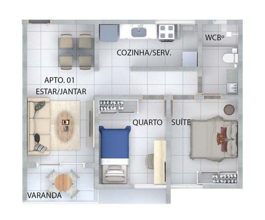Imagem Apartamento com 2 Quartos à Venda, 61 m² em Formosa - Cabedelo Imagem Apartamento com 2 Quartos à Venda, 61 m² em Formosa - Cabedelo