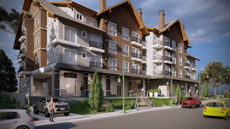 Imagem Apartamento com 2 Quartos à Venda, 84 m² em Av. Central - Gramado