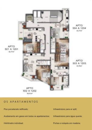 Imagem Apartamento com 1 Quarto à Venda, 44 m² em Fazenda - Itajaí Imagem Apartamento com 1 Quarto à Venda, 44 m² em Fazenda - Itajaí