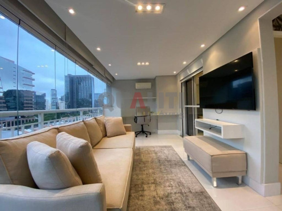 Imagem Apartamento com 1 Quarto para Alugar, 54 m² em Itaim Bibi - São Paulo Imagem Apartamento com 1 Quarto para Alugar, 54 m² em Itaim Bibi - São Paulo