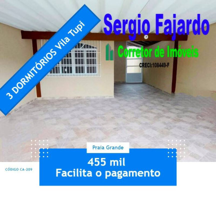 Imagem Casa com 3 Quartos à Venda, 104 m² em Vila Tupi - Praia Grande Imagem Casa com 3 Quartos à Venda, 104 m² em Vila Tupi - Praia Grande