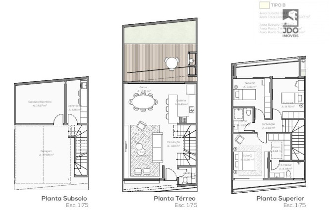 Imagem Casa de Condomínio com 3 Quartos à Venda, 208 m² em Bom Retiro - Curitiba Imagem Casa de Condomínio com 3 Quartos à Venda, 208 m² em Bom Retiro - Curitiba