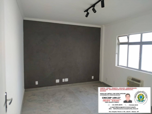 Imagem Sala Comercial à Venda, 32 m² em Boqueirão - Santos Imagem Sala Comercial à Venda, 32 m² em Boqueirão - Santos