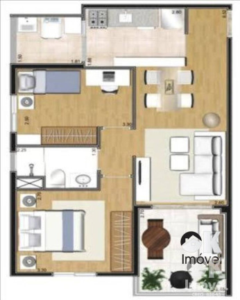 Imagem Apartamento com 2 Quartos à Venda, 58 m² em Barra Funda - São Paulo