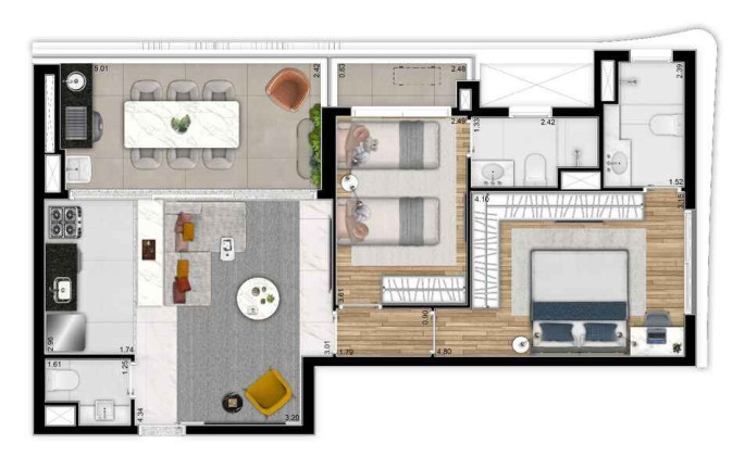 Imagem Apartamento com 2 Quartos à Venda, 81 m² em Perdizes - São Paulo