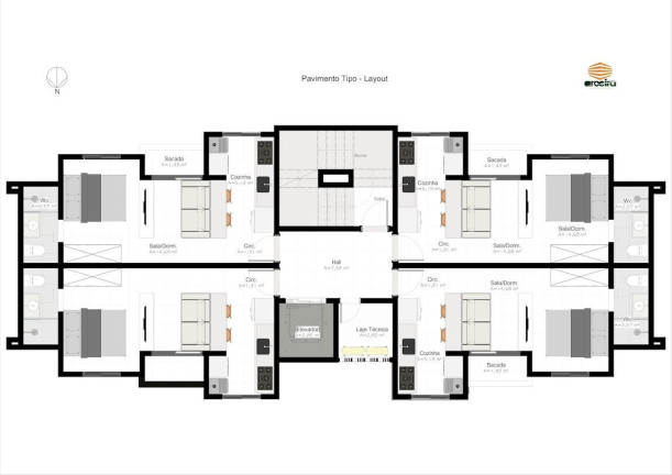 Imóvel com 1 Quarto à Venda, 29 m² em Setor Universitário - Goianésia