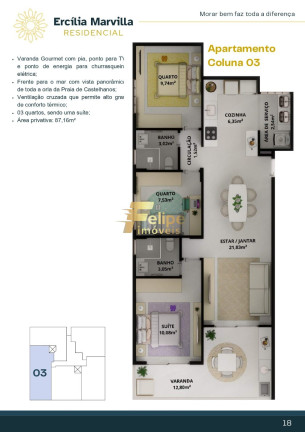 Imagem Imóvel com 2 Quartos à Venda, 71 m² em Castelhanos - Anchieta Imagem Imóvel com 2 Quartos à Venda, 71 m² em Castelhanos - Anchieta