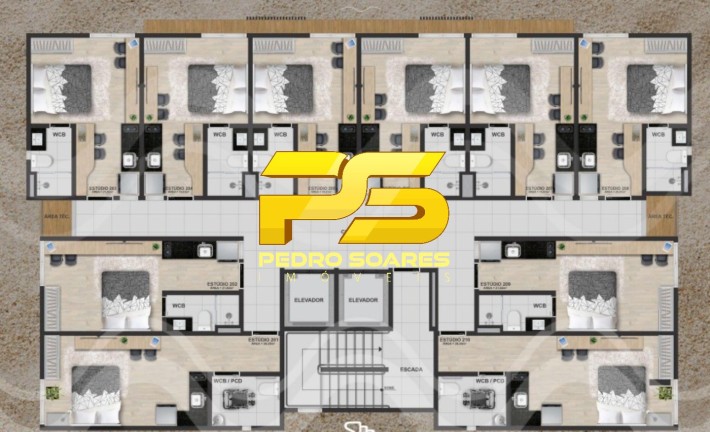 Imagem Flat com 1 Quarto à Venda, 26 m² em Intermares - Cabedelo Imagem Flat com 1 Quarto à Venda, 26 m² em Intermares - Cabedelo