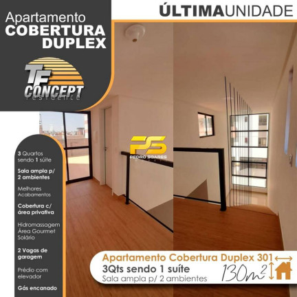 Imagem Cobertura com 3 Quartos à Venda, 130 m² em Bancários - João Pessoa Imagem Cobertura com 3 Quartos à Venda, 130 m² em Bancários - João Pessoa