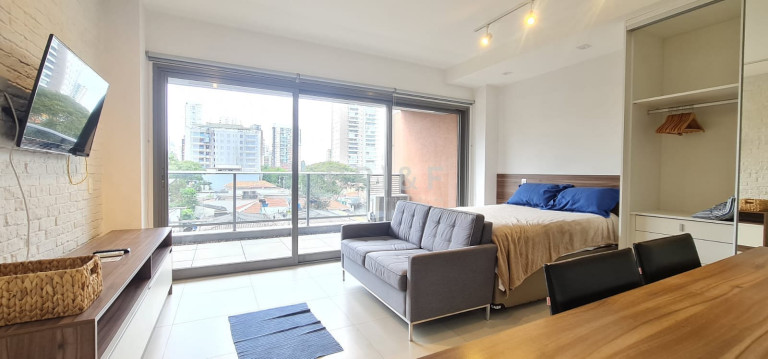 Imagem Apartamento com 1 Quarto para Alugar, 40 m² em Brooklin - São Paulo Imagem Apartamento com 1 Quarto para Alugar, 40 m² em Brooklin - São Paulo