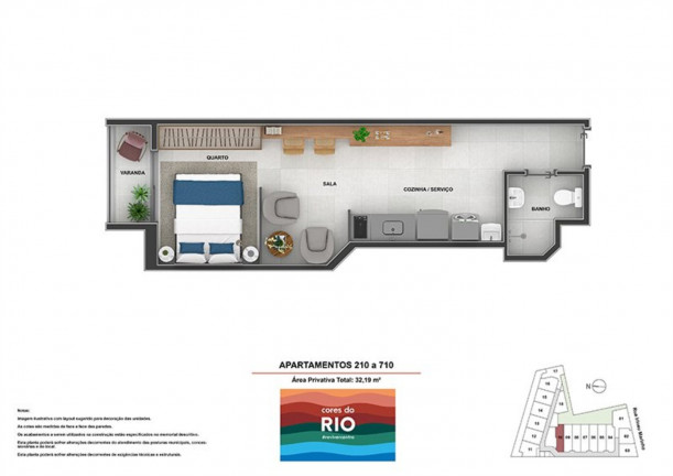 Imagem Imóvel com 2 Quartos à Venda, 53 m² em Centro - Rio De Janeiro