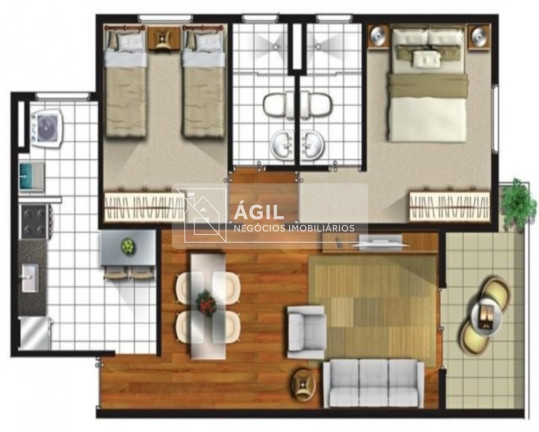 Imagem Apartamento com 2 Quartos à Venda, 72 m² em Jardim Satélite - São José Dos Campos Imagem Apartamento com 2 Quartos à Venda, 72 m² em Jardim Satélite - São José Dos Campos