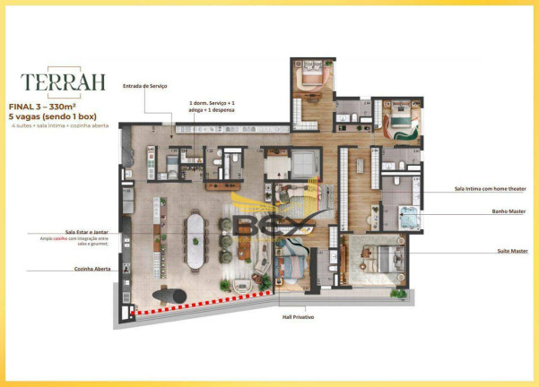 Imagem Apartamento com 4 Quartos à Venda, 330 m² em Alphaville Empresarial - Barueri Imagem Apartamento com 4 Quartos à Venda, 330 m² em Alphaville Empresarial - Barueri