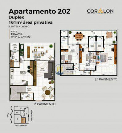 Imagem Imóvel com 3 Quartos à Venda, 161 m² em Canto Do Forte - Praia Grande