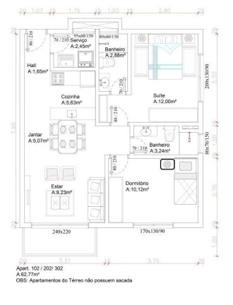 Imagem Apartamento com 2 Quartos à Venda, 62 m² em Centro - Canela Imagem Apartamento com 2 Quartos à Venda, 62 m² em Centro - Canela
