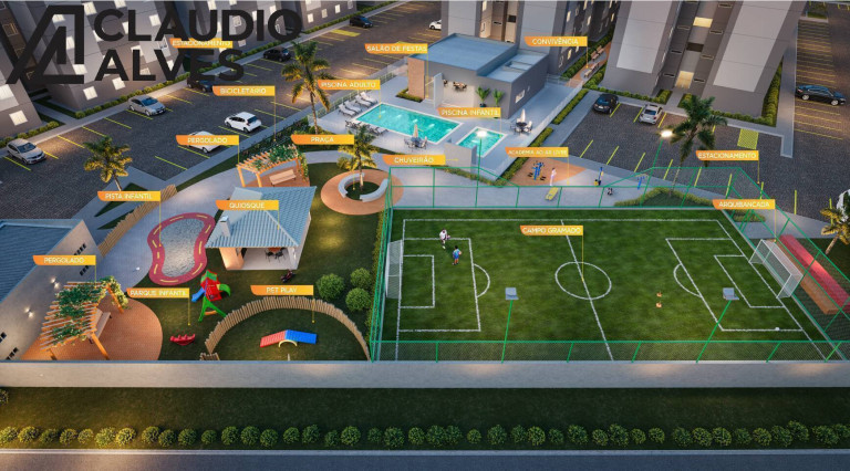 Imagem Apartamento com 2 Quartos à Venda, 45 m² em Papagaio - Feira De Santana Imagem Apartamento com 2 Quartos à Venda, 45 m² em Papagaio - Feira De Santana