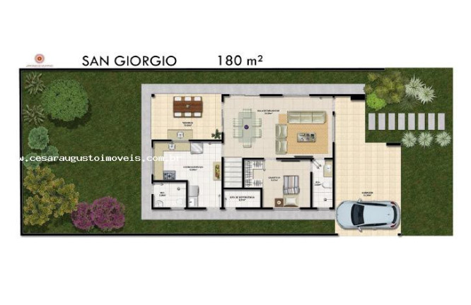Imagem Casa com 3 Quartos à Venda, 158 m² em Centro - Eusébio Imagem Casa com 3 Quartos à Venda, 158 m² em Centro - Eusébio