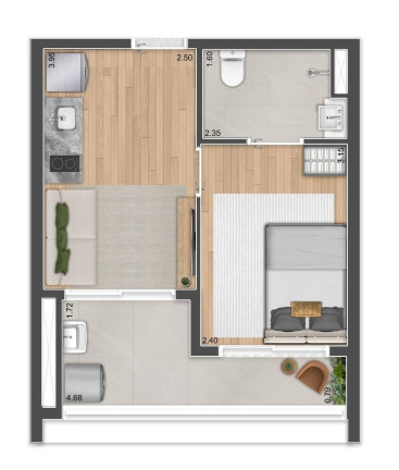Imagem Imóvel com 1 Quarto à Venda, 26 m² em Perdizes - São Paulo