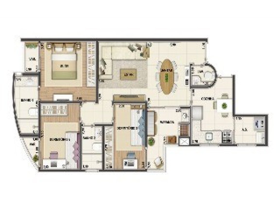 Imagem Apartamento com 3 Quartos à Venda, 88 m² em Campestre - Santo André