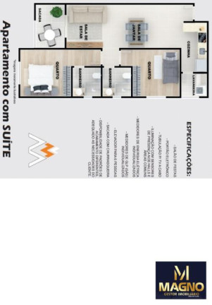 Imagem Apartamento com 2 Quartos à Venda, 69 m² em Pioneiros Catarinenses - Cascavel
