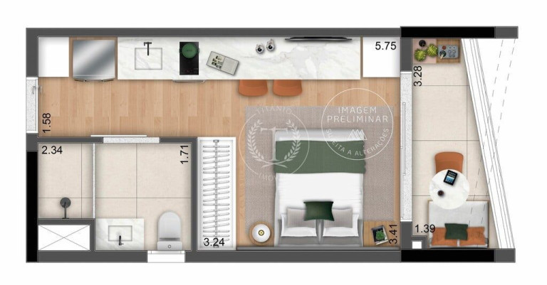 Imagem Apartamento com 1 Quarto à Venda, 26 m² em Moema - São Paulo Imagem Apartamento com 1 Quarto à Venda, 26 m² em Moema - São Paulo