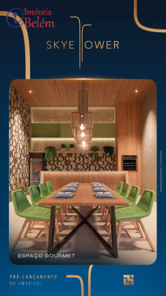 Imagem Apartamento com 1 Quarto à Venda, 39 m² em Umarizal - Belém Imagem Apartamento com 1 Quarto à Venda, 39 m² em Umarizal - Belém