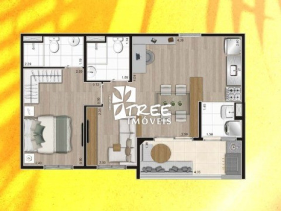 Imagem Apartamento com 2 Quartos à Venda, 50 m² em Centro - Mongaguá Imagem Apartamento com 2 Quartos à Venda, 50 m² em Centro - Mongaguá