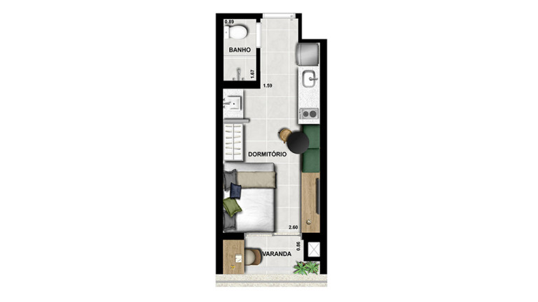 Imagem Apartamento com 1 Quarto à Venda, 56 m² em Liberdade - São Paulo Imagem Apartamento com 1 Quarto à Venda, 56 m² em Liberdade - São Paulo