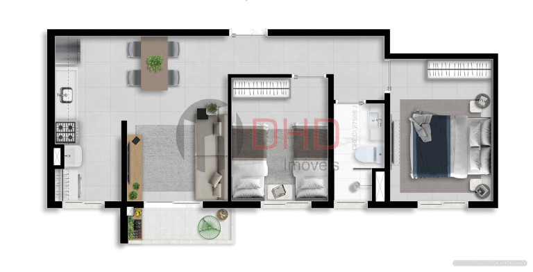Imagem Apartamento com 2 Quartos à Venda, 46 m² em Parque Empresarial Das Mangueiras - Sorocaba Imagem Apartamento com 2 Quartos à Venda, 46 m² em Parque Empresarial Das Mangueiras - Sorocaba