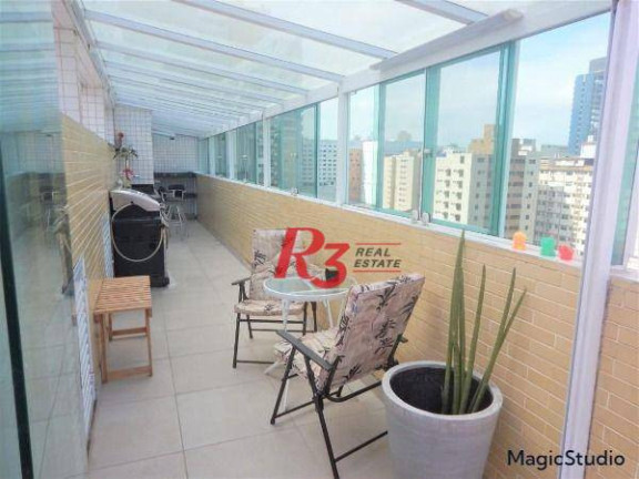Imagem Cobertura com 3 Quartos à Venda, 258 m² em Gonzaga - Santos Imagem Cobertura com 3 Quartos à Venda, 258 m² em Gonzaga - Santos