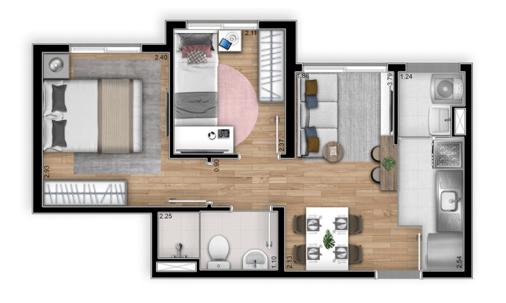 Imagem Apartamento com 2 Quartos à Venda, 48 m² em Vila Tolstoi - São Paulo