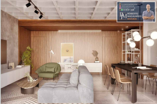 Imagem Apartamento com 4 Quartos à Venda, 124 m² em Casa Amarela - Recife