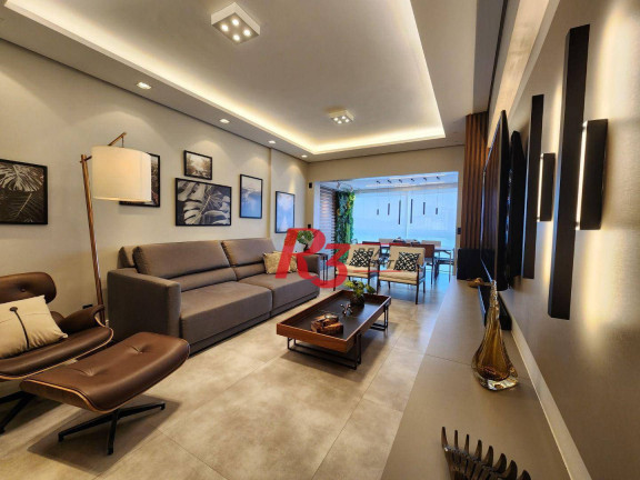 Apartamento com 2 Quartos à Venda, 135 m² em Ponta Da Praia - Santos