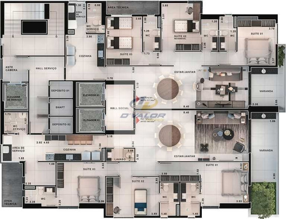 Imagem Apartamento com 3 Quartos à Venda, 117 m² em Miramar - João Pessoa Imagem Apartamento com 3 Quartos à Venda, 117 m² em Miramar - João Pessoa