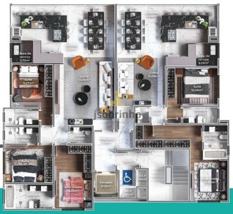 Imagem Apartamento com 2 Quartos à Venda, 98 m² em Meia Praia - Itapema Imagem Apartamento com 2 Quartos à Venda, 98 m² em Meia Praia - Itapema
