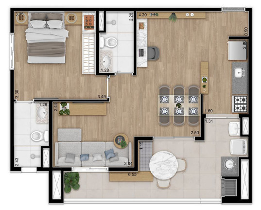 Imagem Apartamento com 2 Quartos à Venda, 62 m² em Lapa - São Paulo