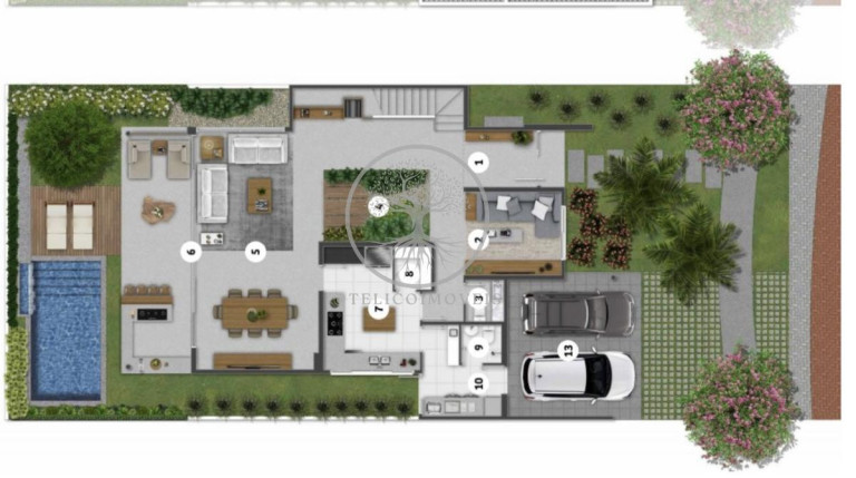 Imagem Casa de Condomínio com 4 Quartos à Venda, 268 m² em Alphaville Dom Pedro - Campinas