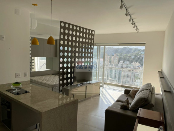 Imagem Apartamento com 1 Quarto para Alugar, 53 m² em Gonzaga - Santos Imagem Apartamento com 1 Quarto para Alugar, 53 m² em Gonzaga - Santos