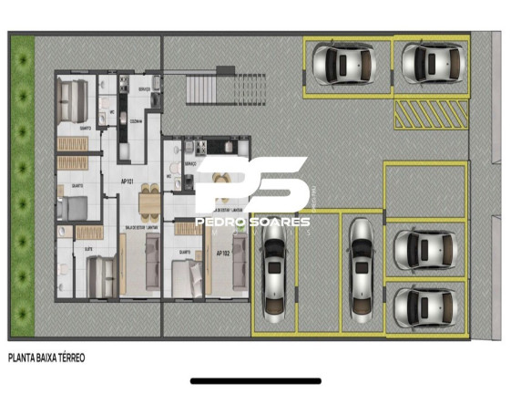 Imagem Apartamento com 1 Quarto à Venda, 37 m² em Bessa - João Pessoa Imagem Apartamento com 1 Quarto à Venda, 37 m² em Bessa - João Pessoa