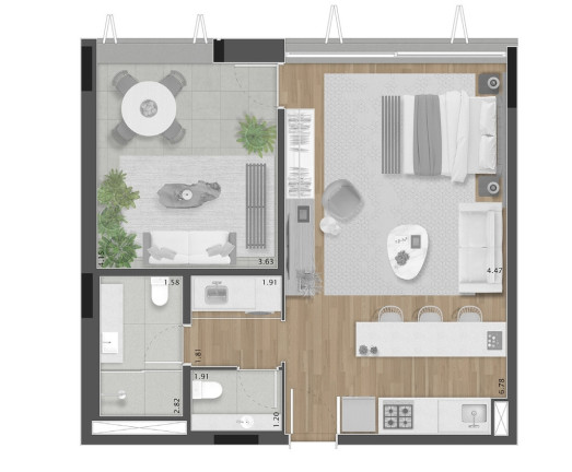 Imagem Apartamento com 2 Quartos à Venda, 99 m² em Pinheiros - São Paulo Imagem Apartamento com 2 Quartos à Venda, 99 m² em Pinheiros - São Paulo