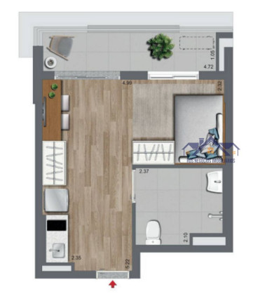 Imagem Apartamento com 1 Quarto à Venda, 34 m² em Brooklin Paulista - São Paulo Imagem Apartamento com 1 Quarto à Venda, 34 m² em Brooklin Paulista - São Paulo