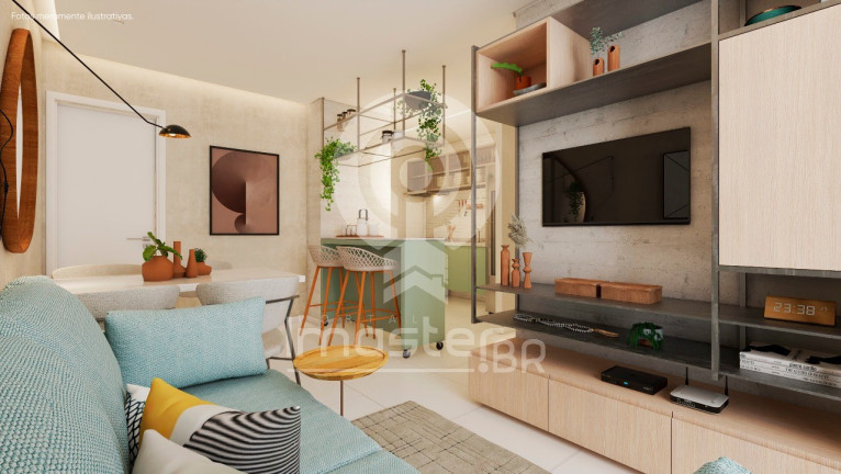 Imagem Apartamento com 2 Quartos à Venda, 50 m² em José De Alencar - Fortaleza