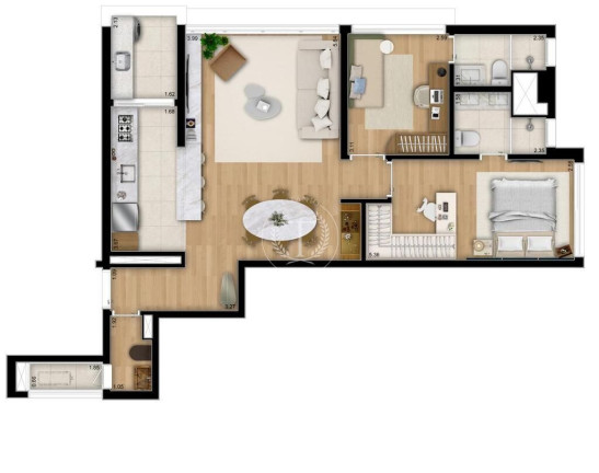 Imagem Apartamento com 2 Quartos à Venda, 80 m² em Pinheiros - São Paulo Imagem Apartamento com 2 Quartos à Venda, 80 m² em Pinheiros - São Paulo