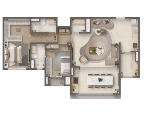 Imagem Apartamento com 2 Quartos à Venda, 71 m² em Brooklin Paulista - São Paulo Imagem Apartamento com 2 Quartos à Venda, 71 m² em Brooklin Paulista - São Paulo
